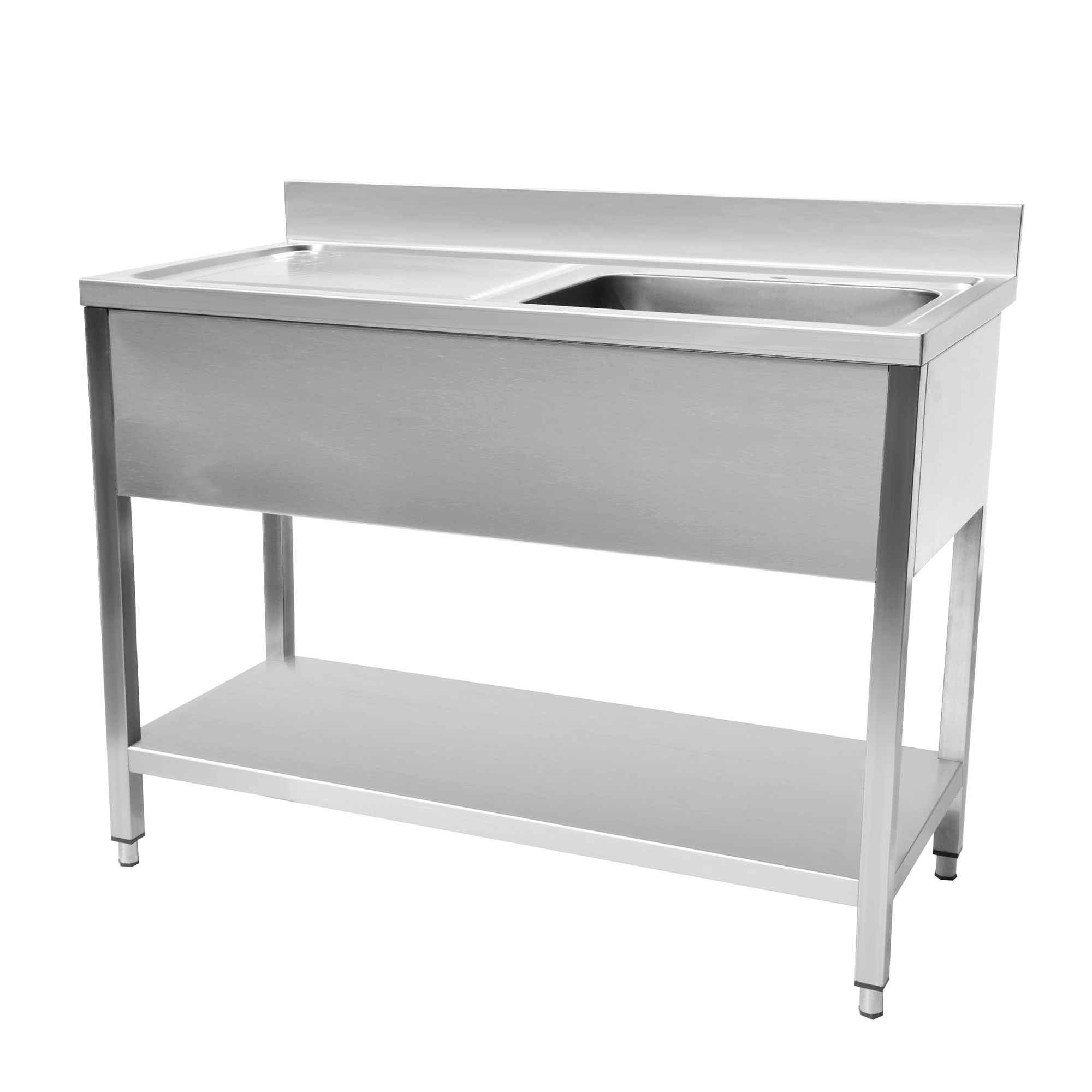 Plonge en inox Avec dosseret  1200x700x950 CUISTANCE-9010054-STSK127L
