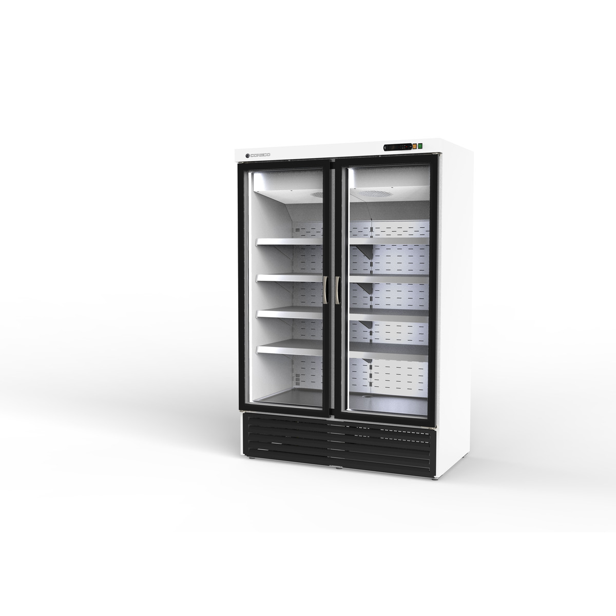 Armoire minimarket négative 2 portes CORECO-CVC-1002-BB
