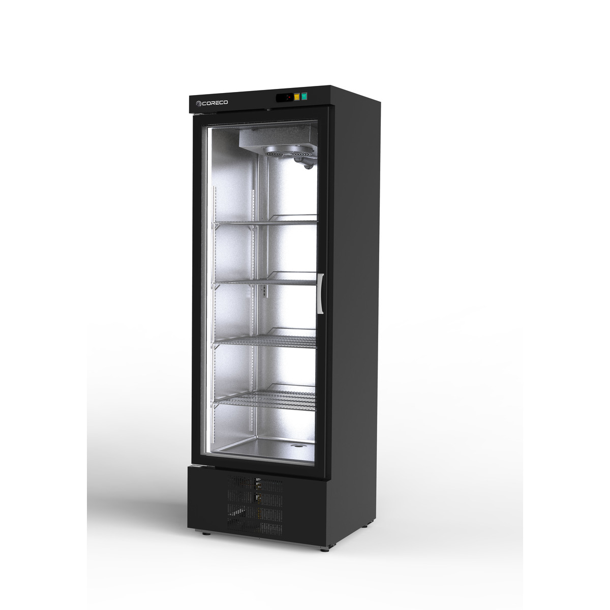Armoire  gourmet 1 porte vitrée positive CORECO-EBR-751-NI