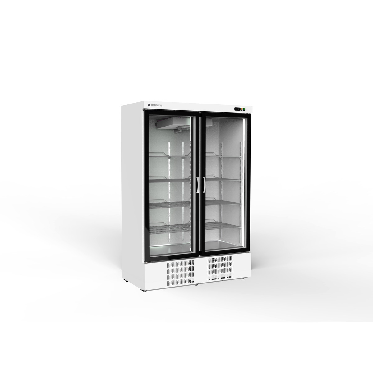 Armoire  gourmet 2 porte vitrée positive CORECO-EBR-1302-BB