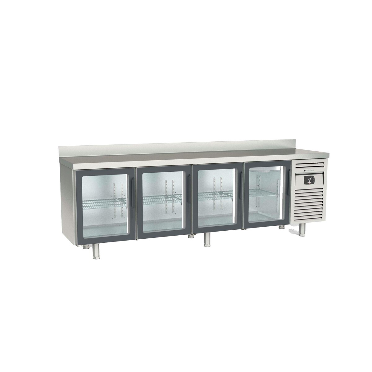Meuble 600 positif - 4 portes vitrées CORECO-MRSV-250