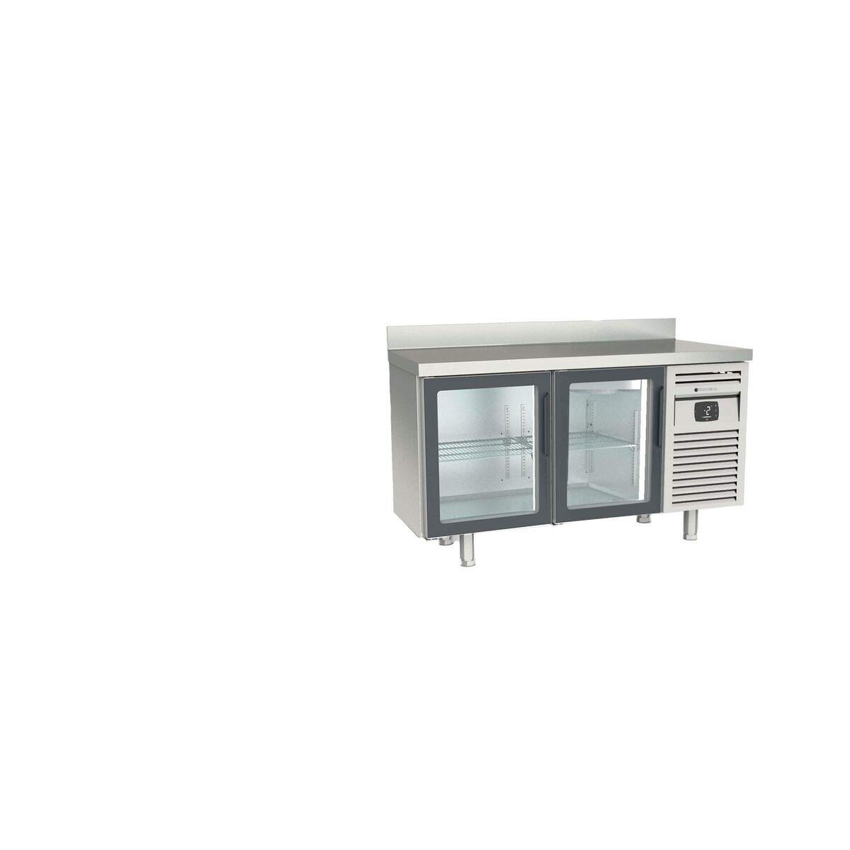 Meuble 600 négatif - 2 portes vitrées CORECO-MCSV-150