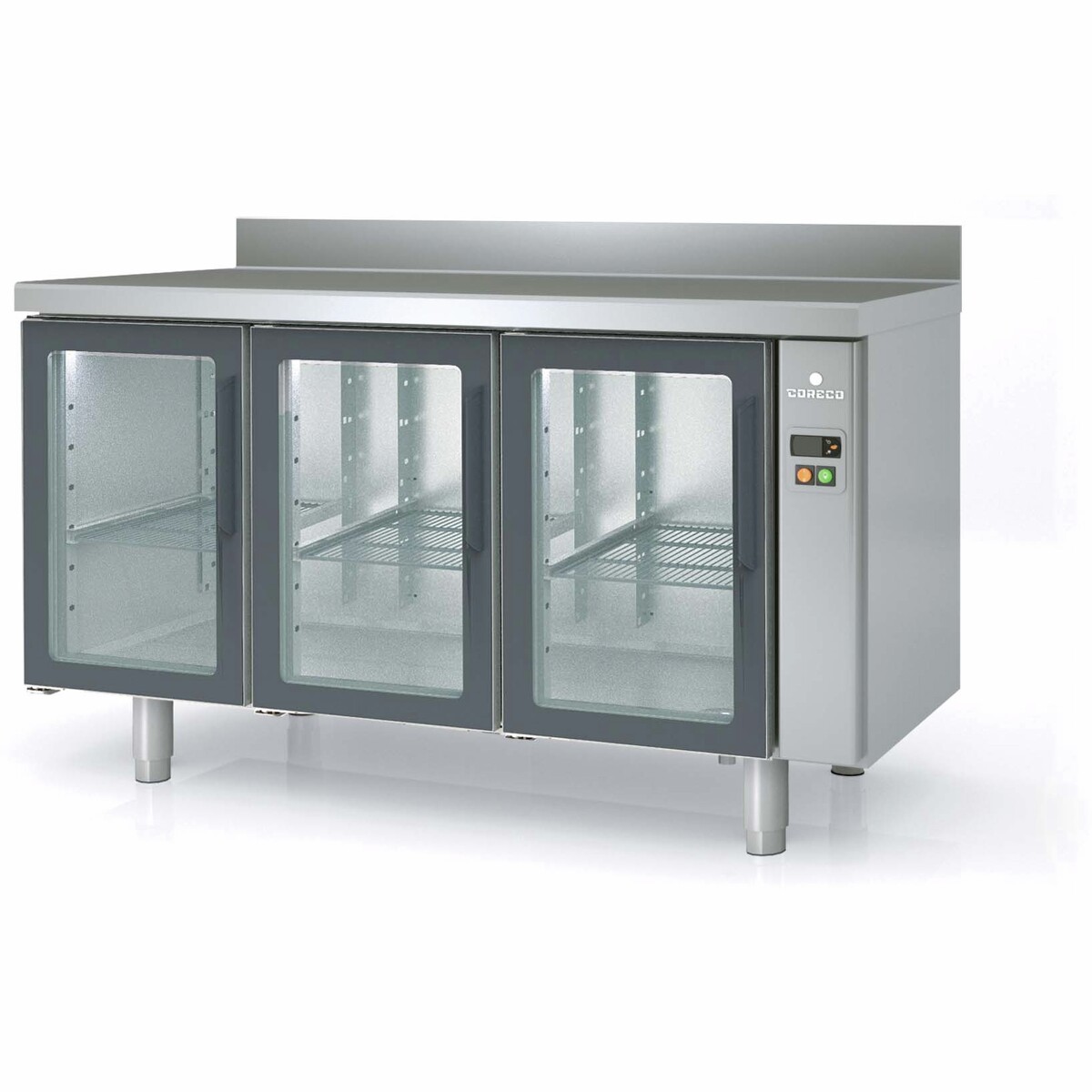 Meuble 700 positif sans groupe 3 p. vitrées CORECO-MRGPV-170