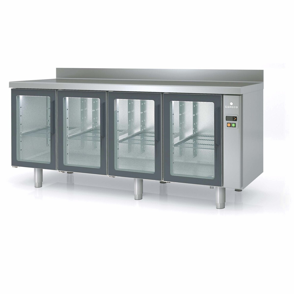 Meuble 700 négatif sans groupe 4 p. vitrées CORECO-MCGPV-220