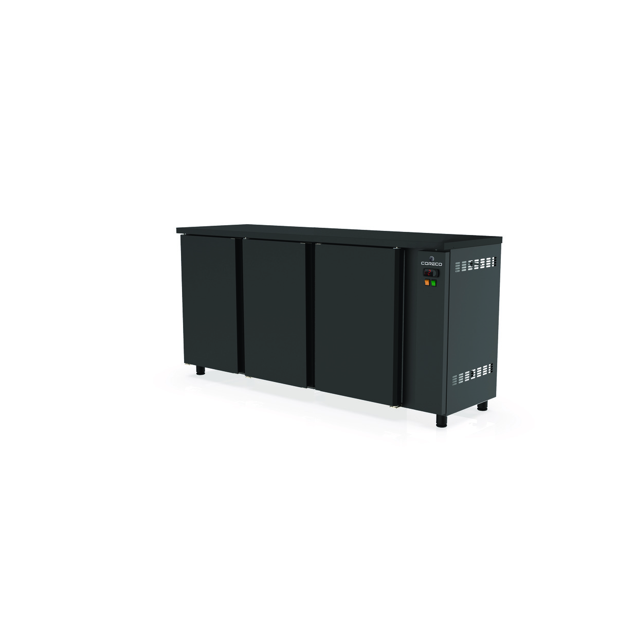 Arrière-bar positifs/groupe 3 p. pleines battantes CORECO-SBP-190