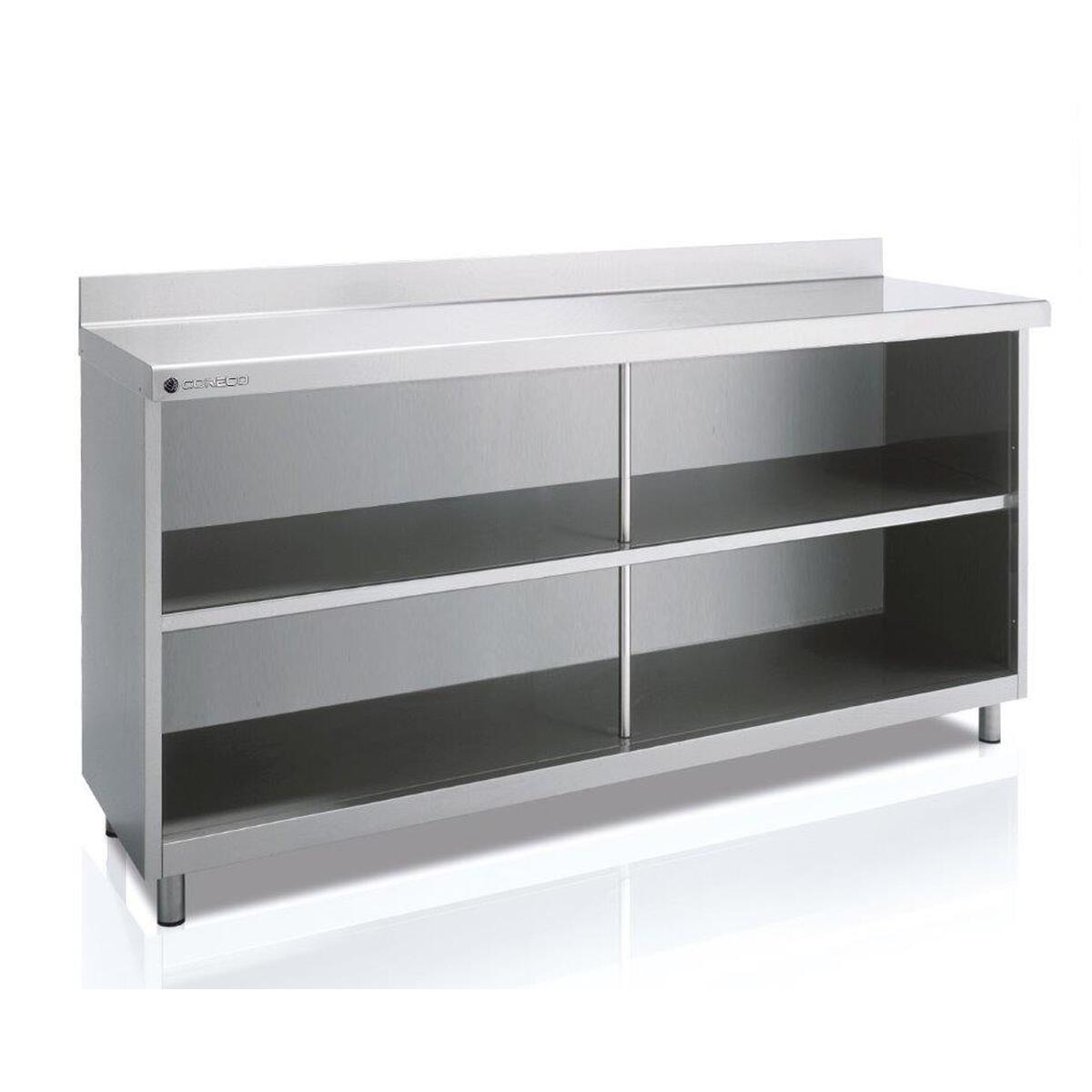 Meuble neutre arrière-bar avec étagère CORECO-SEFM-60-200-S