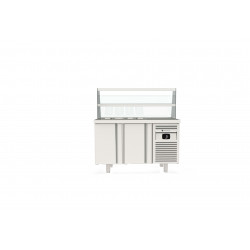 Meuble de préparation 700 positif - 2 portes CORECO-MFK70-135