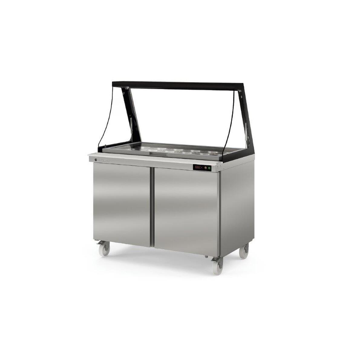 Meuble saladette haut rendement CORECO-SDTP-48-18-LGL