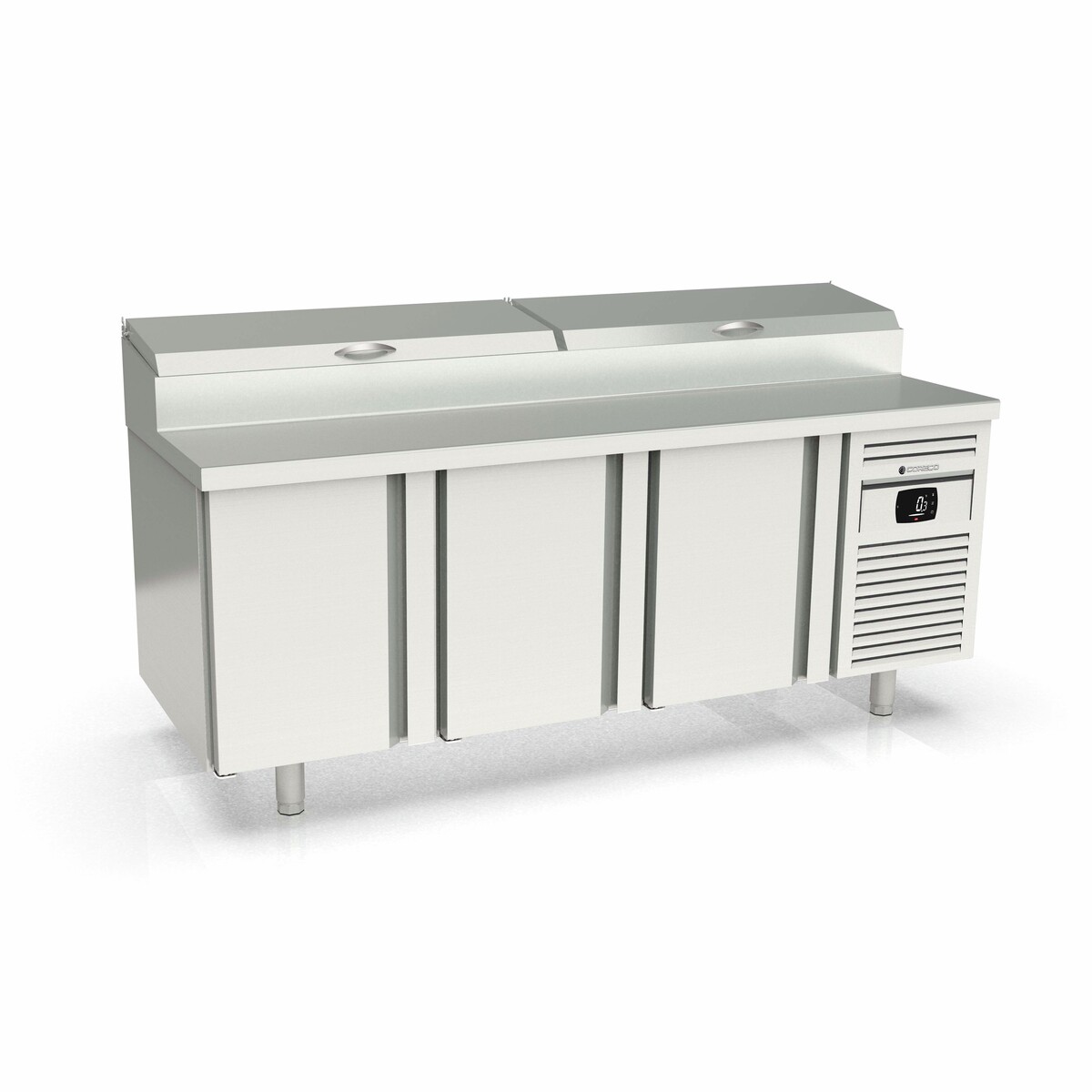 Meuble de préparation 800 positif - 3 portes CORECO-MFEI80-200