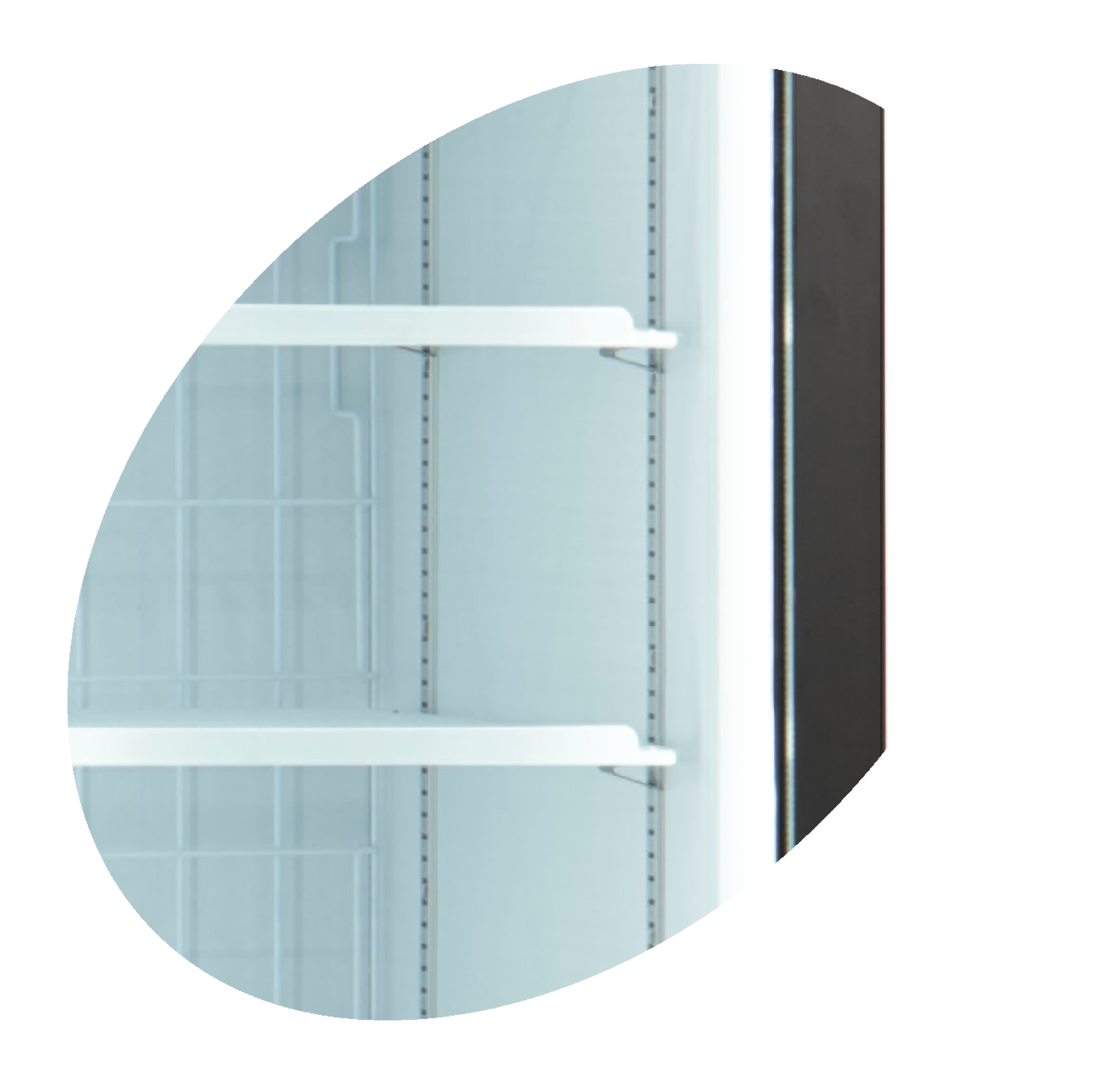 Congélateurs verticaux de vitrine TEFCOLD-UFSC1600GCP