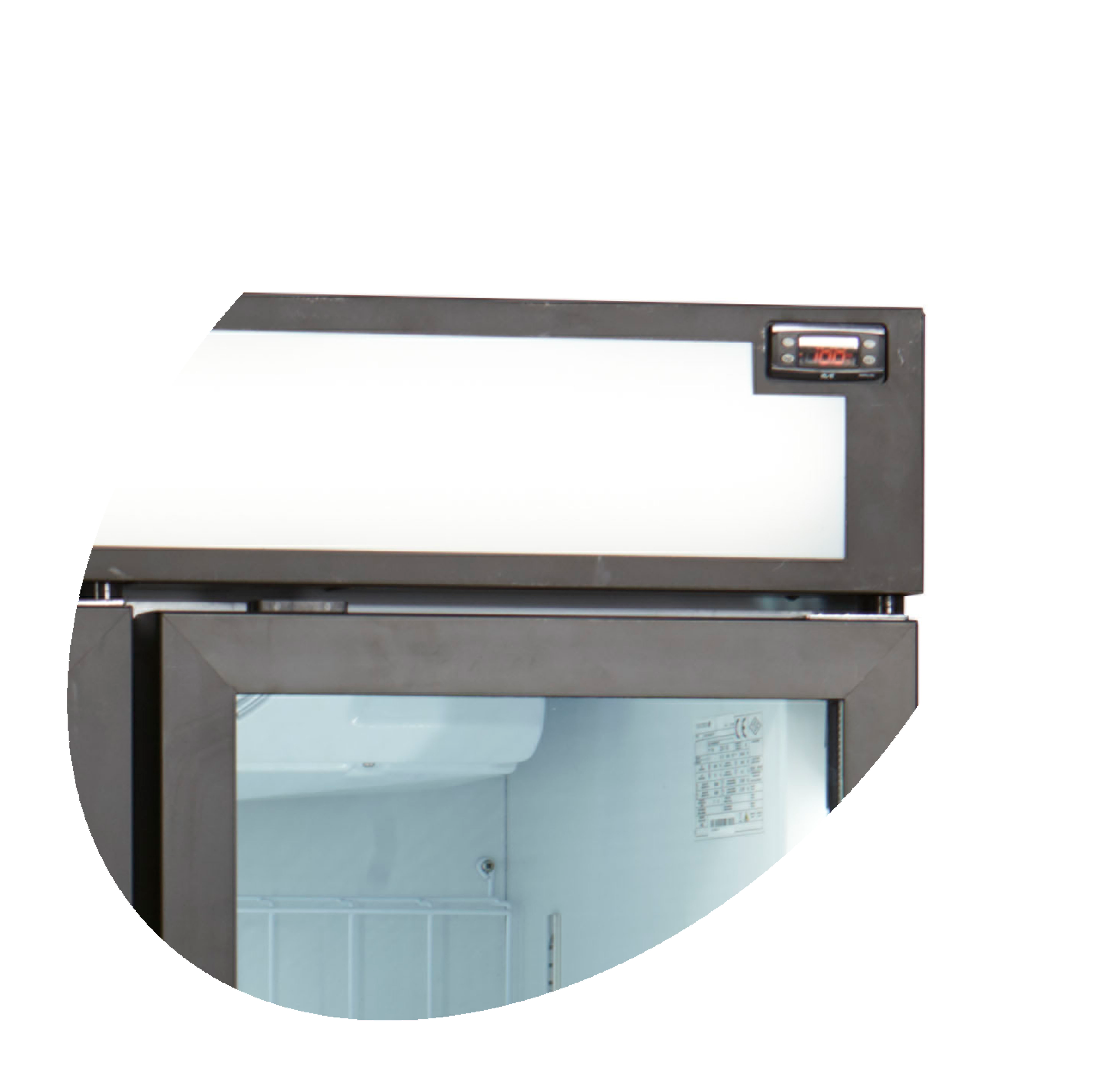 Congélateurs verticaux de vitrine TEFCOLD-UFSC1600GCP