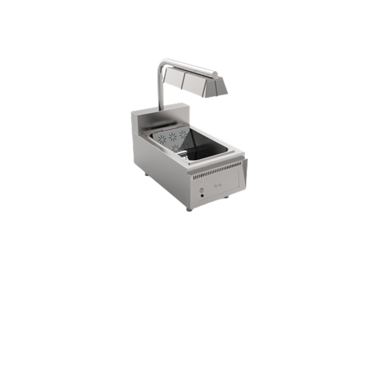 Poste de salage à poser avec lampe chauffante MIRROR-SALTSST