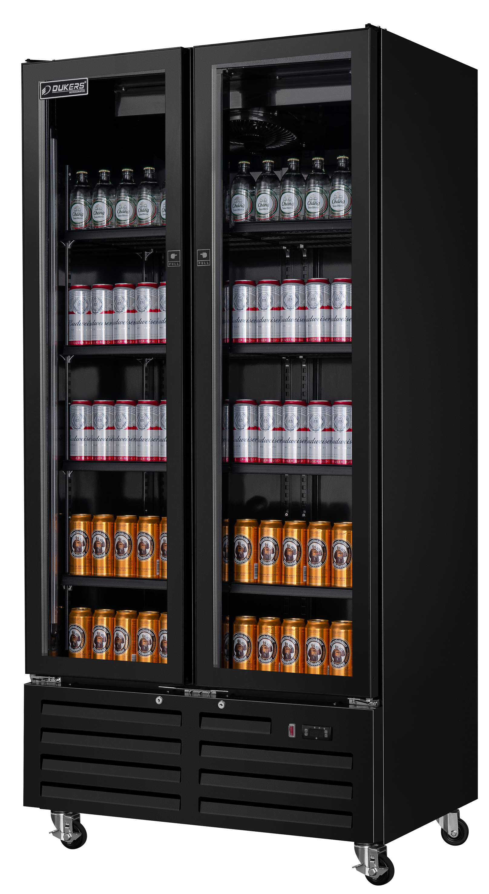 Armoire à boisson - 2 portes  vitrées - sans canopy - 788 litres - LG-800BFP DUKERS