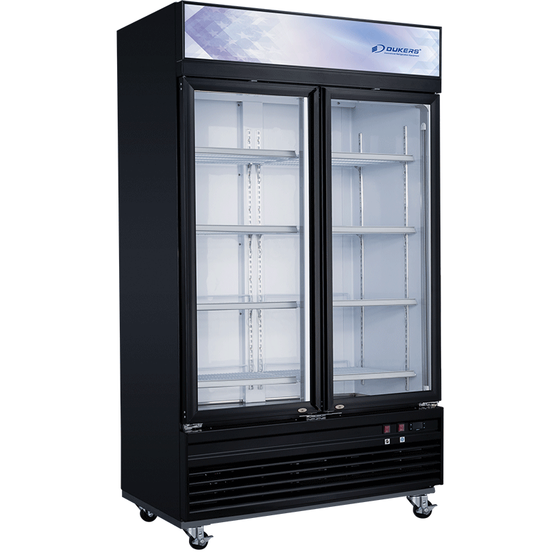 Armoire  négative - 2 portes vitrées - avec canopy - 729 litres - DSM41F DUKERS