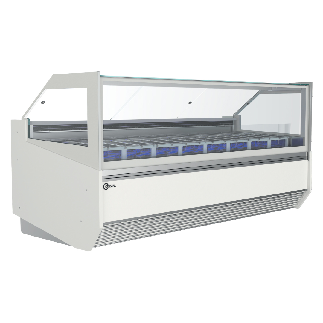 VITRINE GELATO CRYSTAL AQUA 24