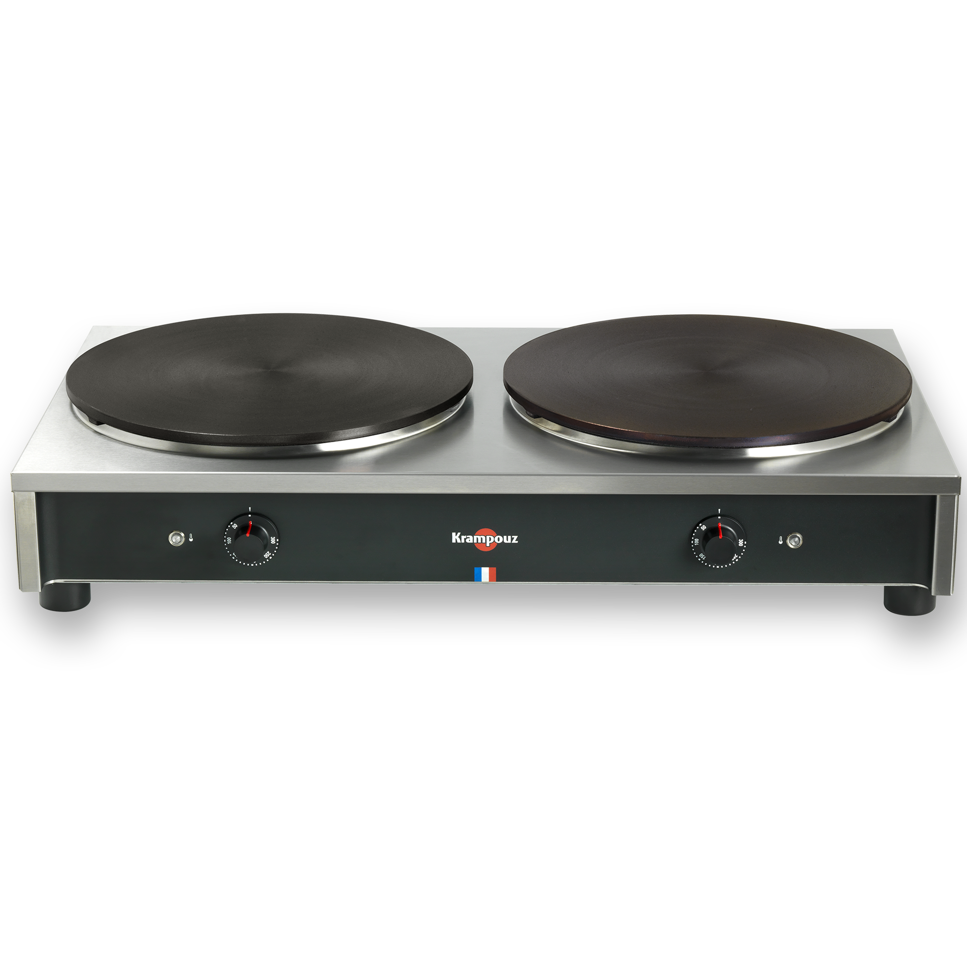 Crepière électrique - gamme standard - double chassis carre 2 x Ø 35 cm Krampouz CSCA7AA-KR