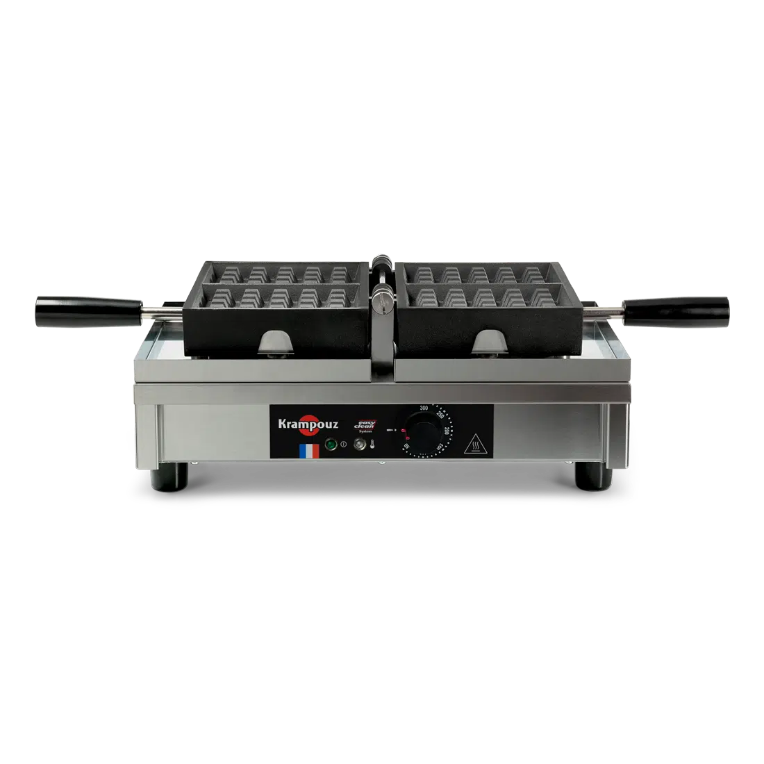 Gaufrier électrique ouverture 180° - basculement gauche / droite - 4 x 5 Liège Krampouz WECAFA