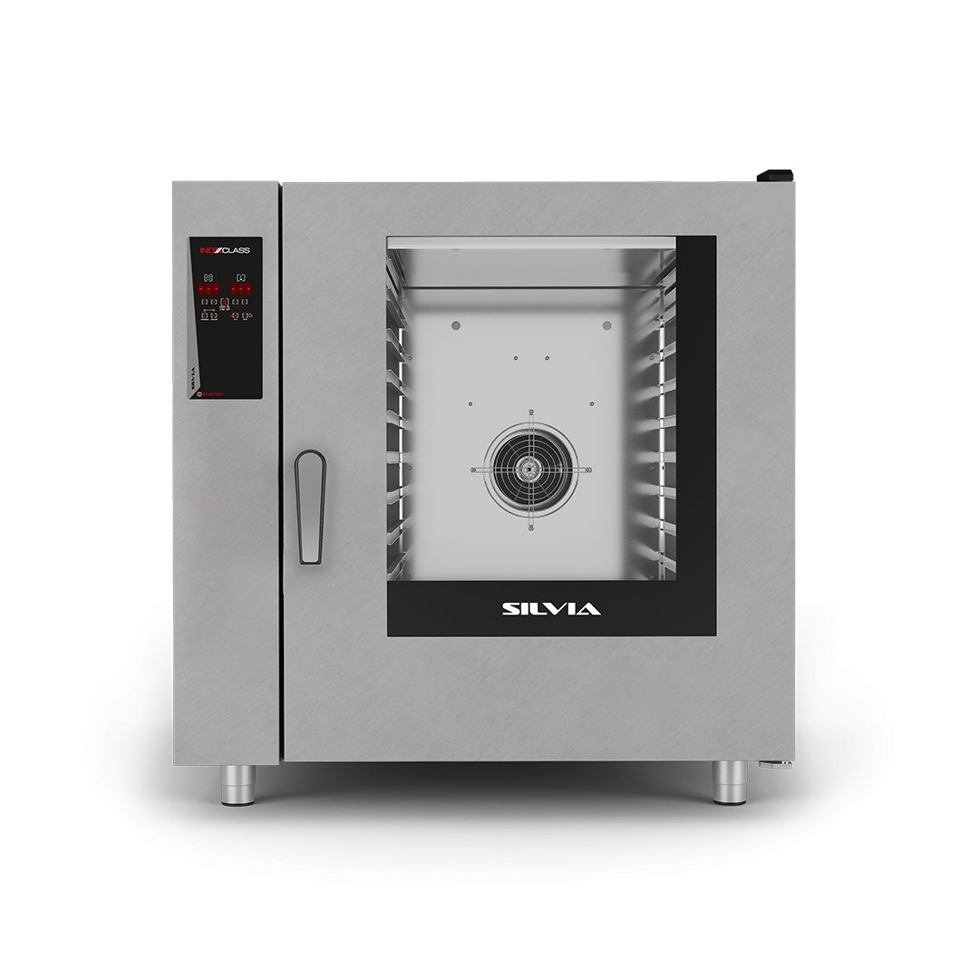 Fours à convection à gaz, GN 2/1 x 10 plateaux, INOXCLASS - S‐20EG