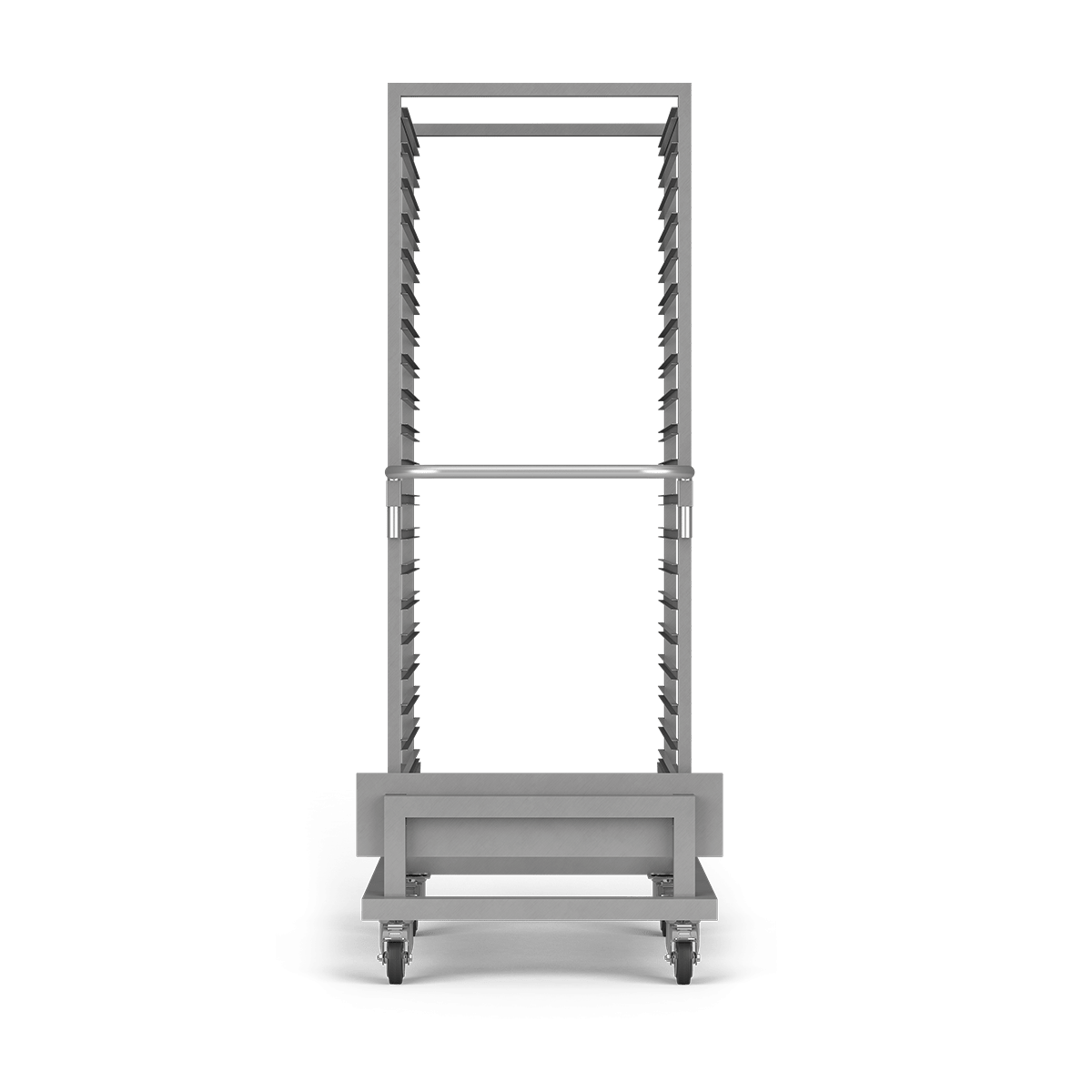 Chariot à plateau avec support GN 2/1 – 20 niveaux (pour S40E et S40EG) INOXCLASS - TS‐01