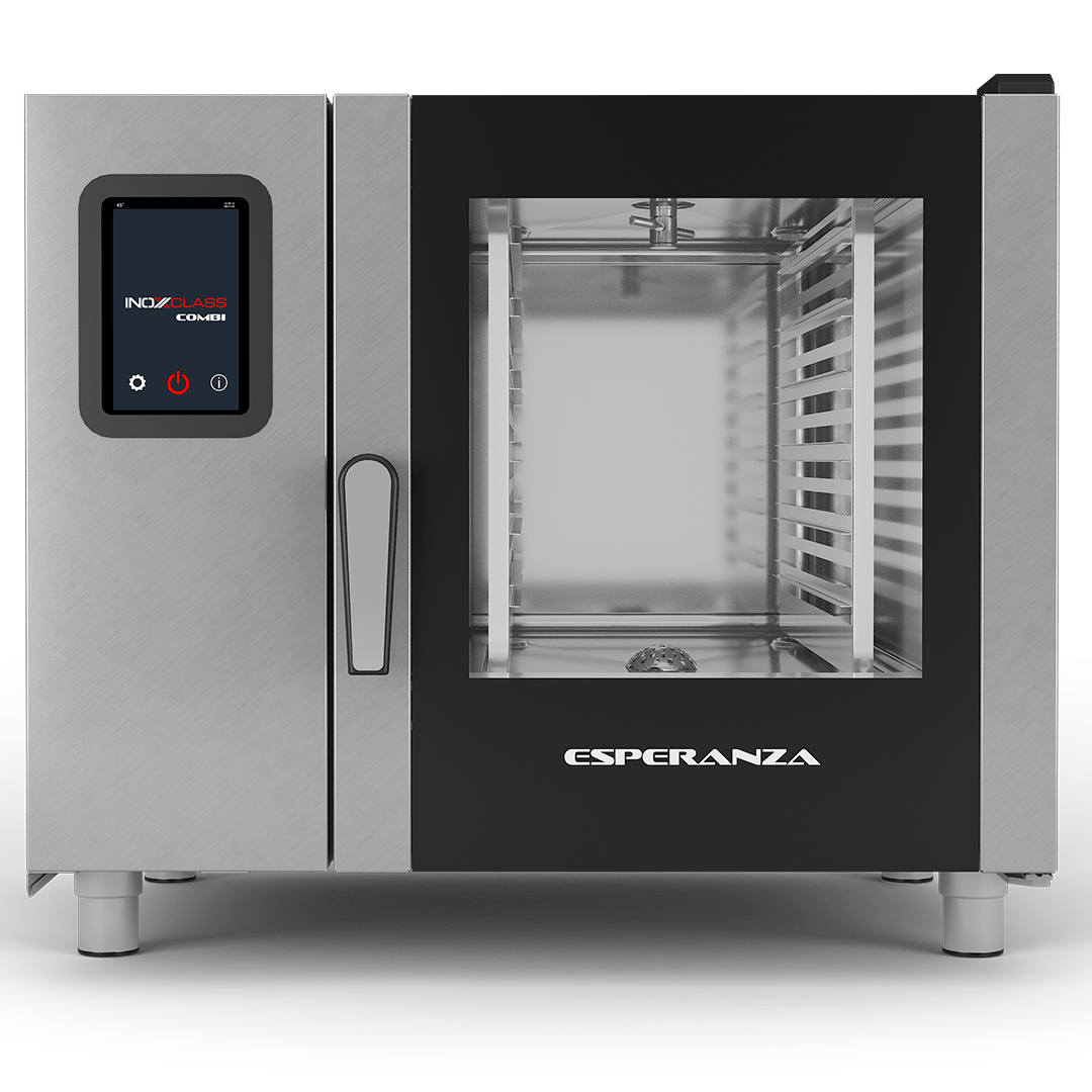 Fours mixte électrique GN 1/1 x 6 plateaux INOXCLASS - ES-06E