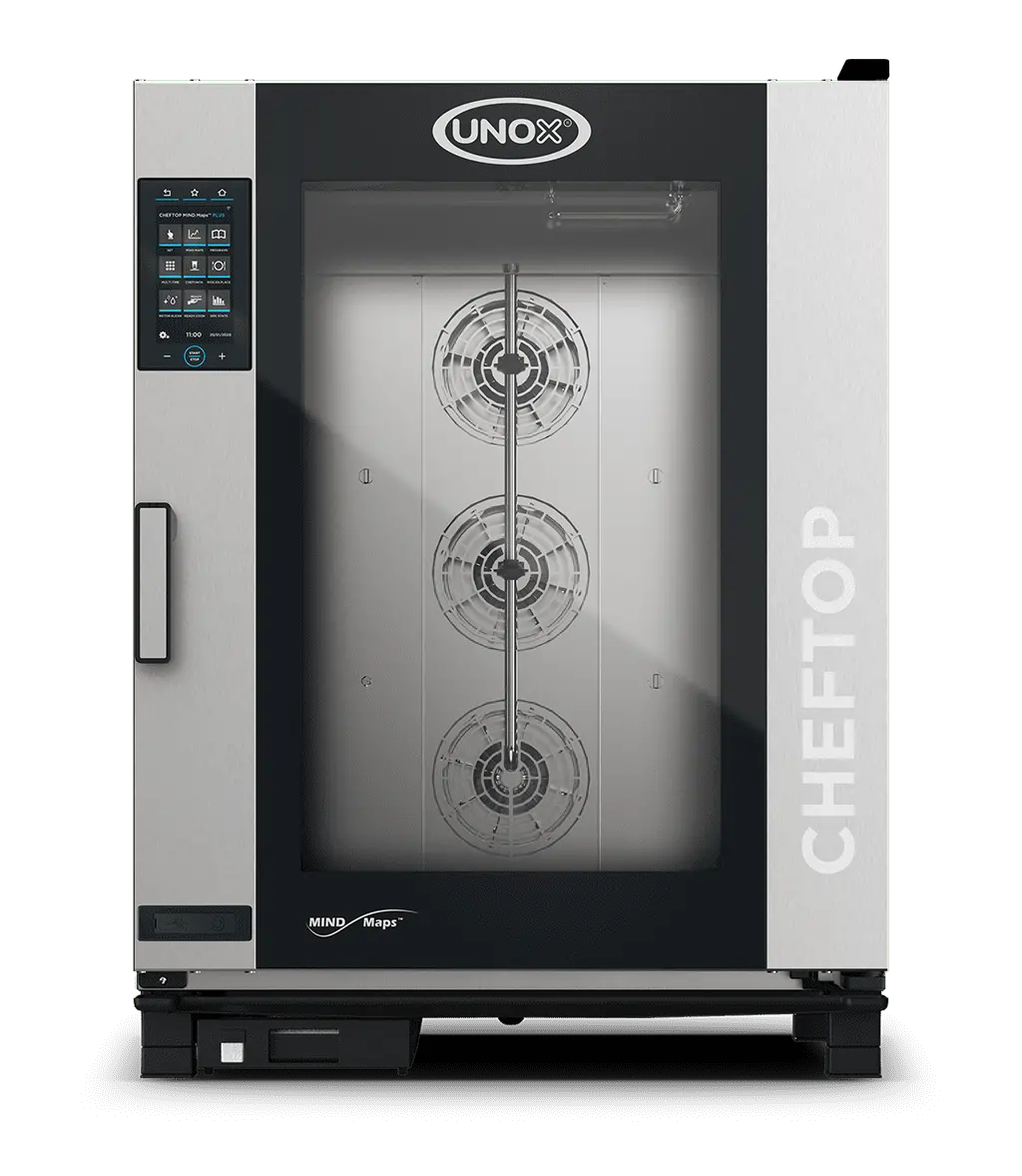 FOUR MIXTE 10 NIV GN 2/1 EL PLUS FERRAGE A DROITE UNOX XEVC-1021-EPLM
