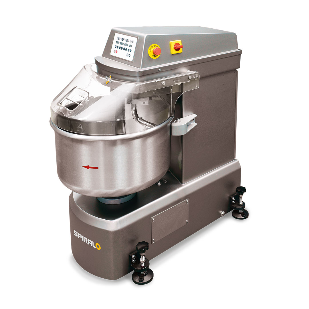 Pétrin à spirale inox boulangerie 15 Litres de coulage SINMAG