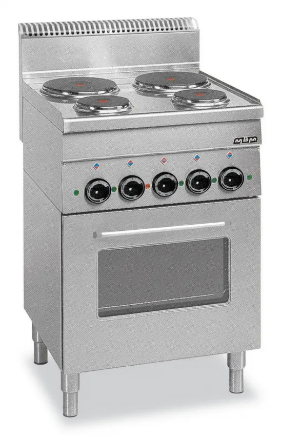 CUISINIERE ELECTRIQUE – 4 PLAQUES – FOUR ELECTRIQUE 6 GRILL MBM MINIMA600-E4F6