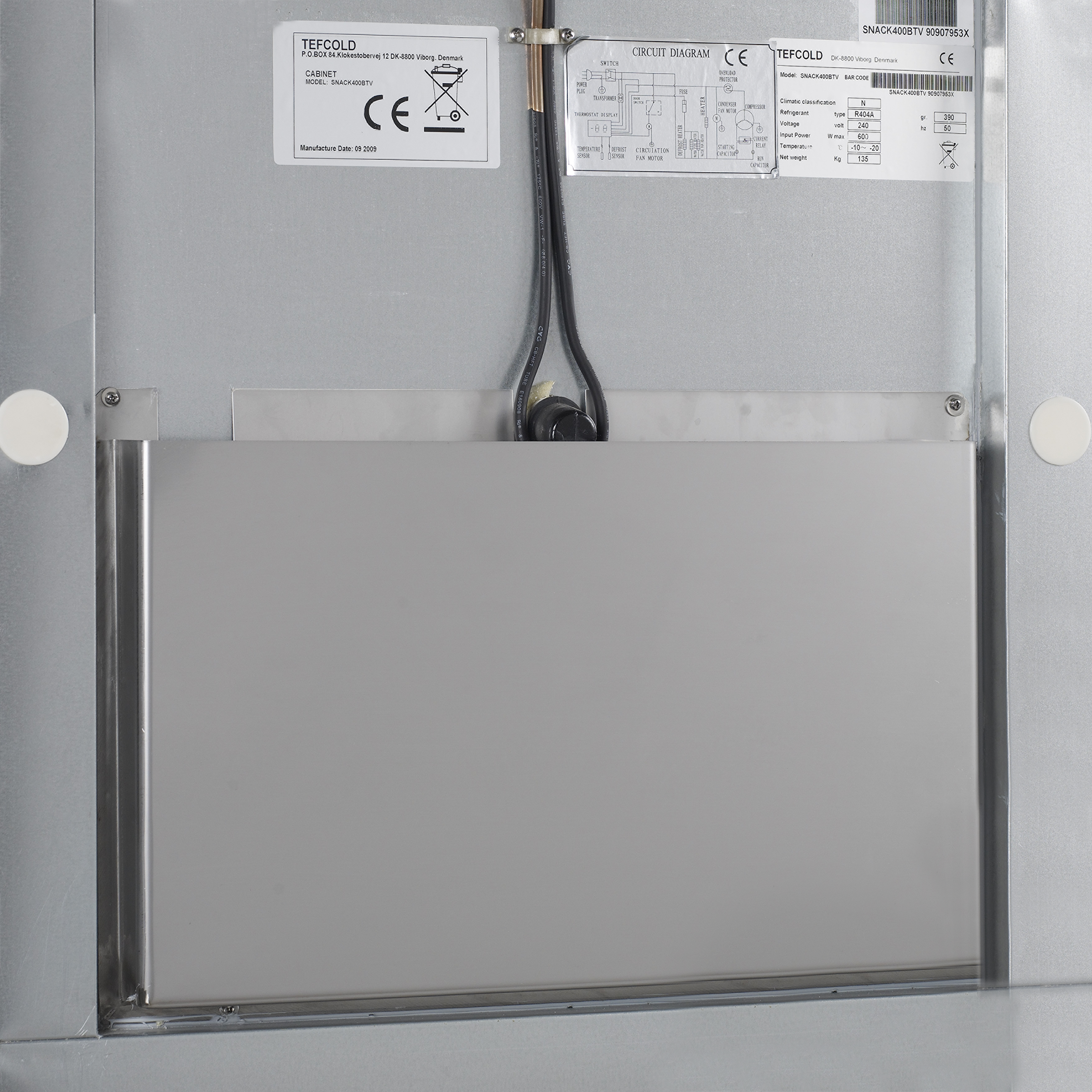 Réfrigérateur vertical TEFCOLD-RK505