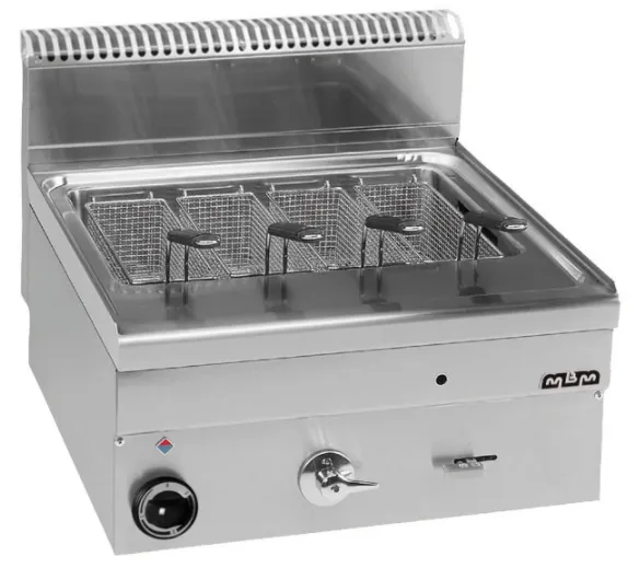 CUISEUR DE PÂTES A GAS – 1 CUVE DE 25 lt. - 4 PANIERS MBM MINIMA600-GC66/SC