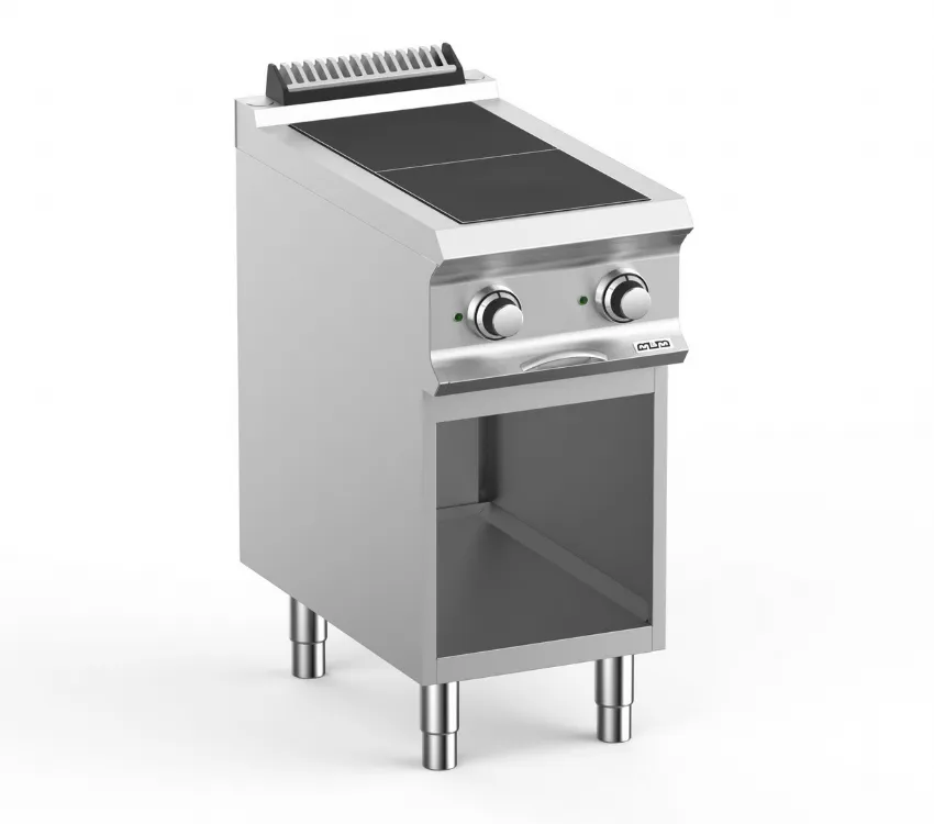 CUISINIERE ELECTRIQUE, 2 PLAQUES ALIGNEES MBM PQR74A DOMINA PRO 700