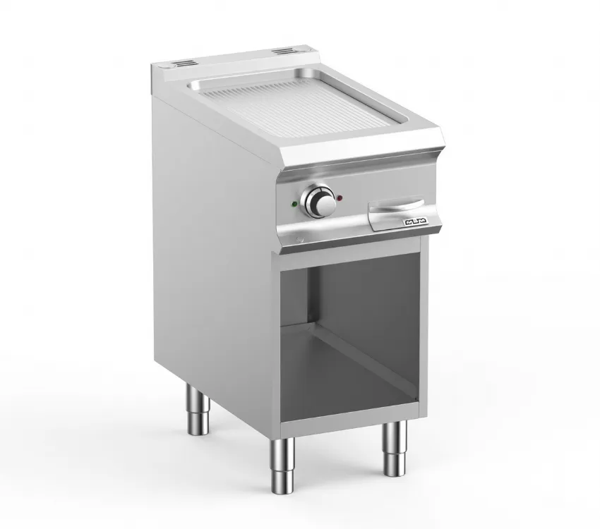 FRY-TOP ELECTRIQUE SUR ARMOIRE, 1 PLAQUE RAYEE MBM FTBE74AR DOMINA PRO 700