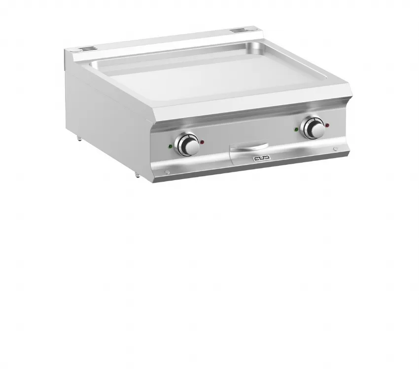 FRY-TOP ELECTRIQUE, 1 PLAQUE LISSE CHROMEE MBM FTBE77TLC DOMINA PRO 700