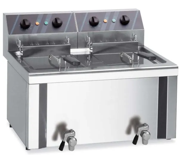FRITEUSE ELECTRIQUE 2 CUVE 10-12 LT+10-12 LT MBM EF12+12B