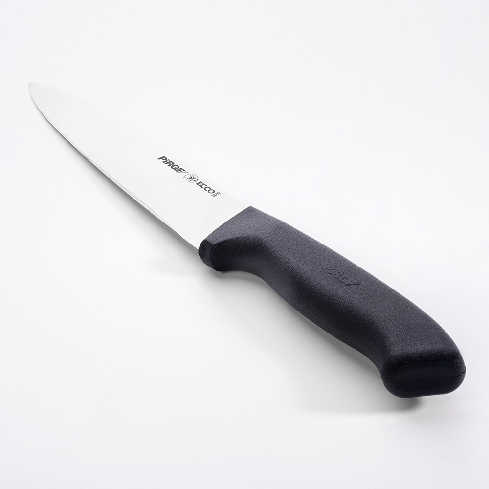 Couteau à découper 18 cm Noir PIRGE