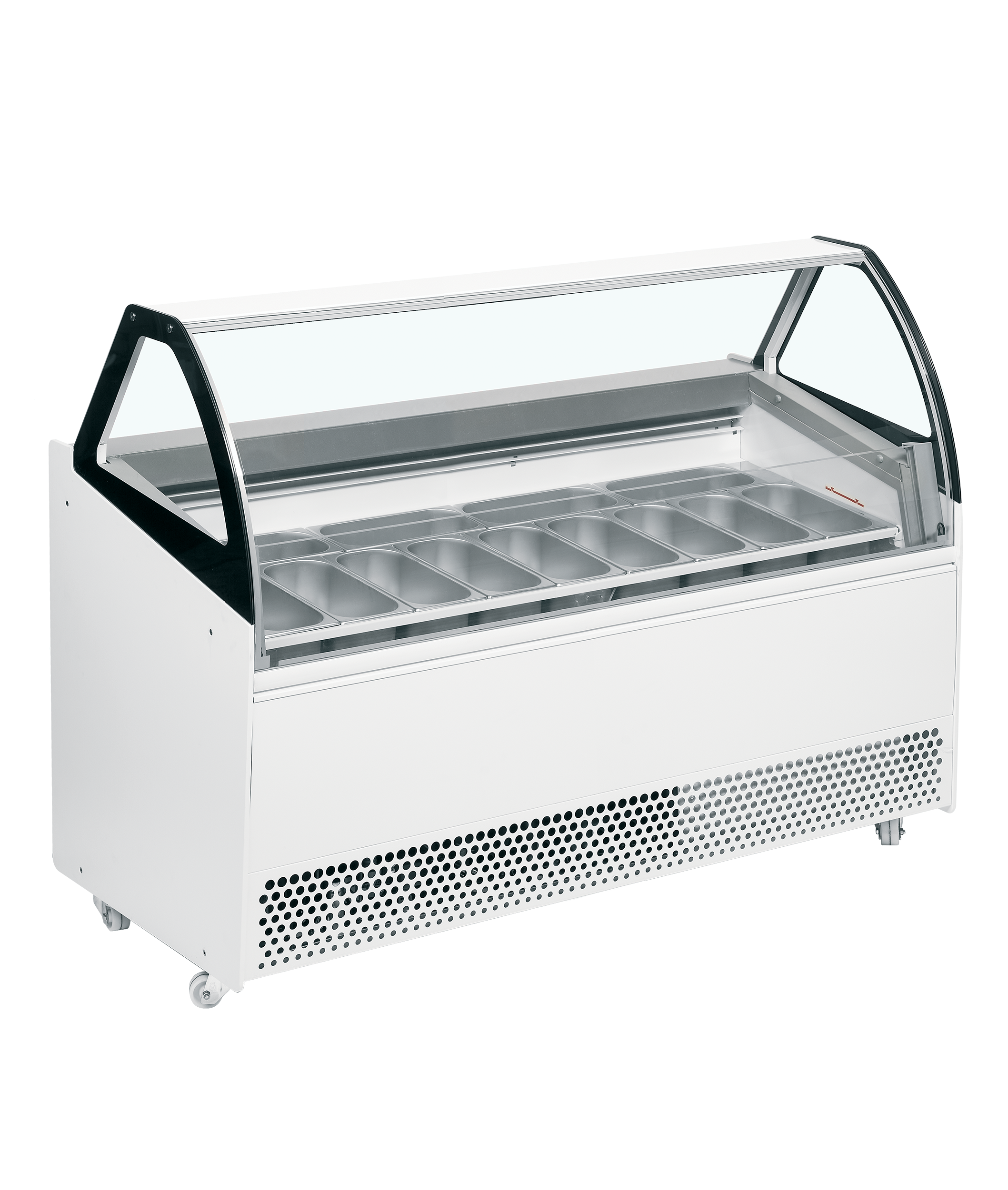 Vitrine ventilée pour glace en bac TEFCOLD-BERMUDA VIEW RV13