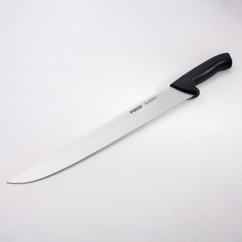 Couteau de charcuterie à pointe de lance 35 cm noir PIRGE