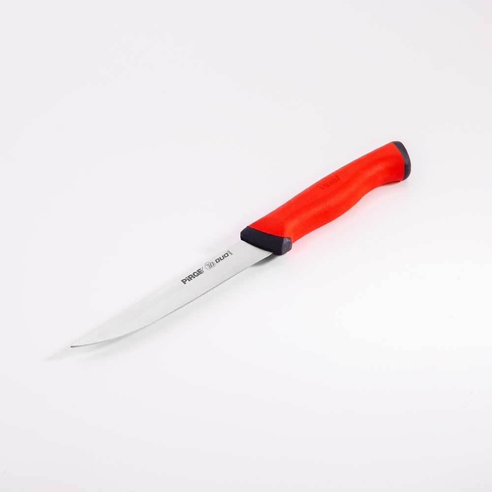 Couteau d'office 12 cm rouge PIRGE