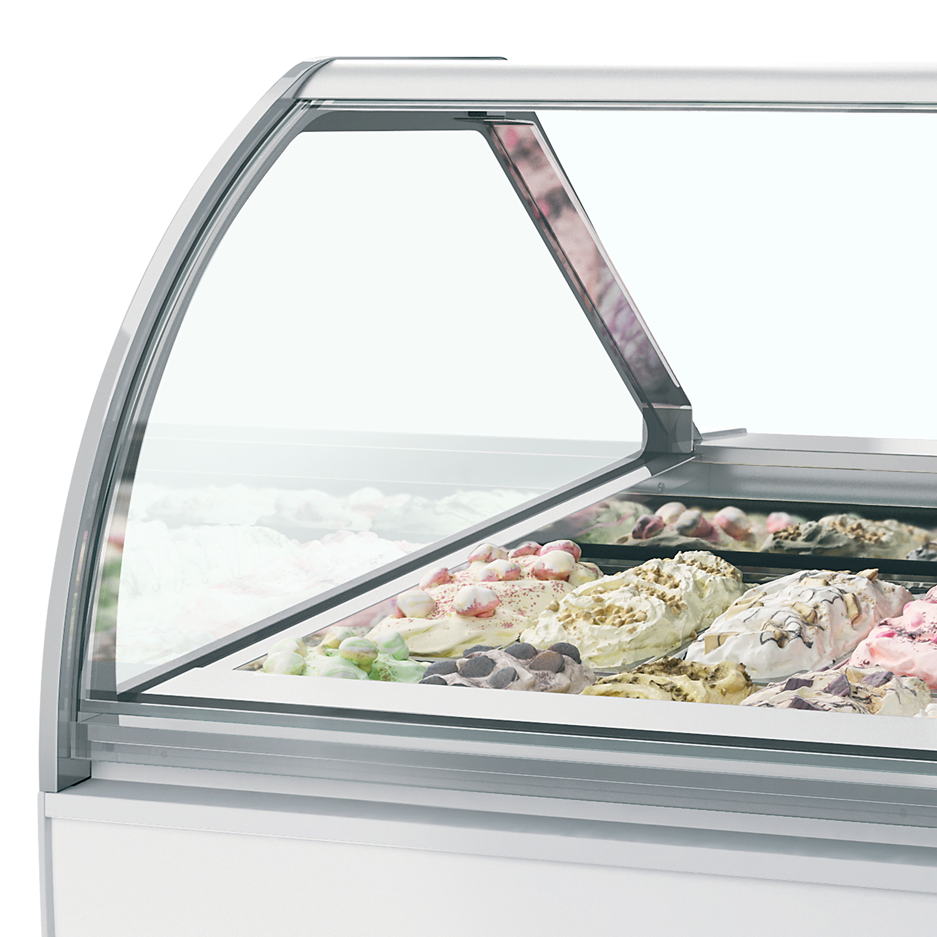 Vitrine ventilée pour glace en bac TEFCOLD-MILLENNIUM LX16