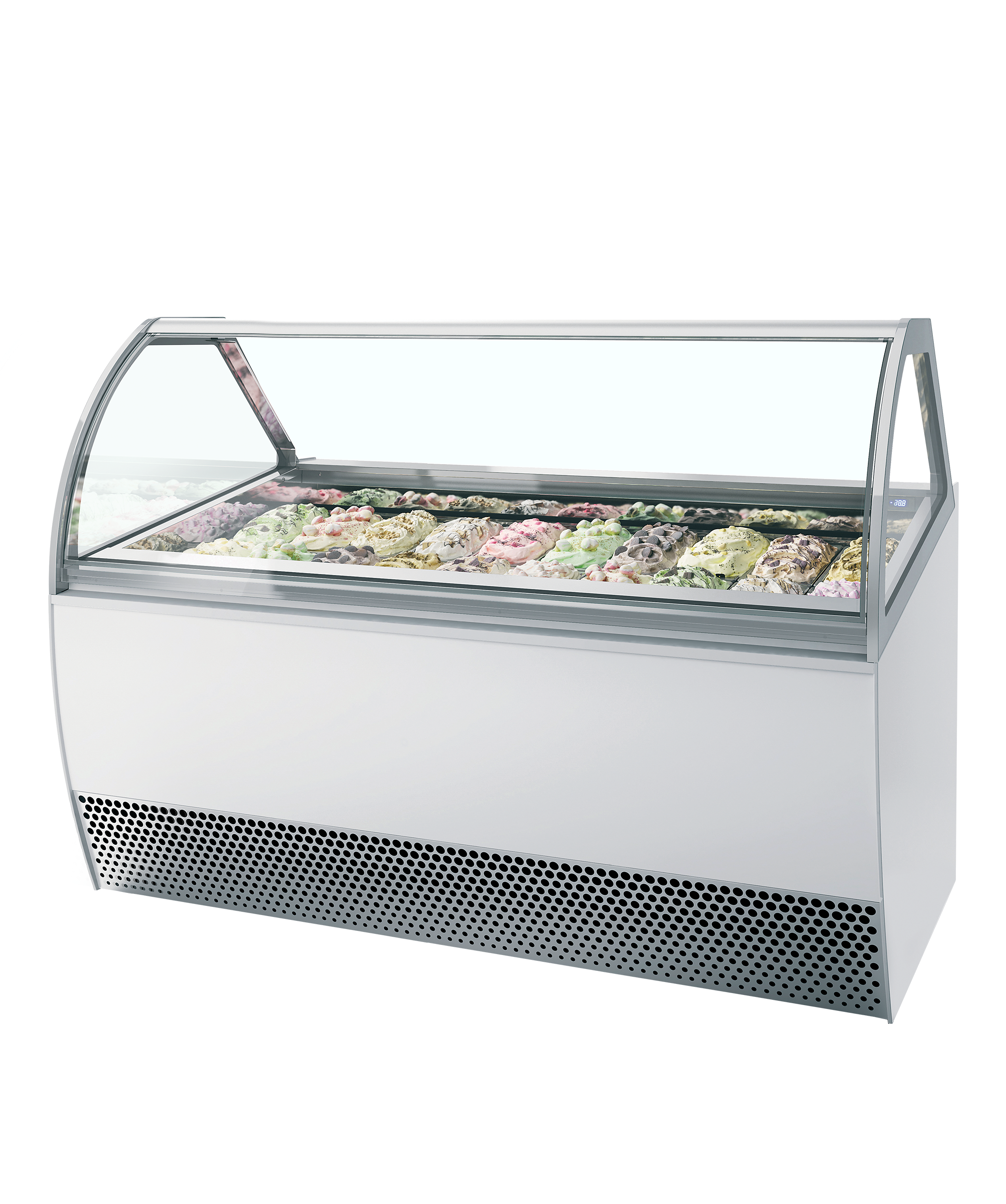 Vitrine ventilée pour glace en bac TEFCOLD-MILLENNIUM LX20