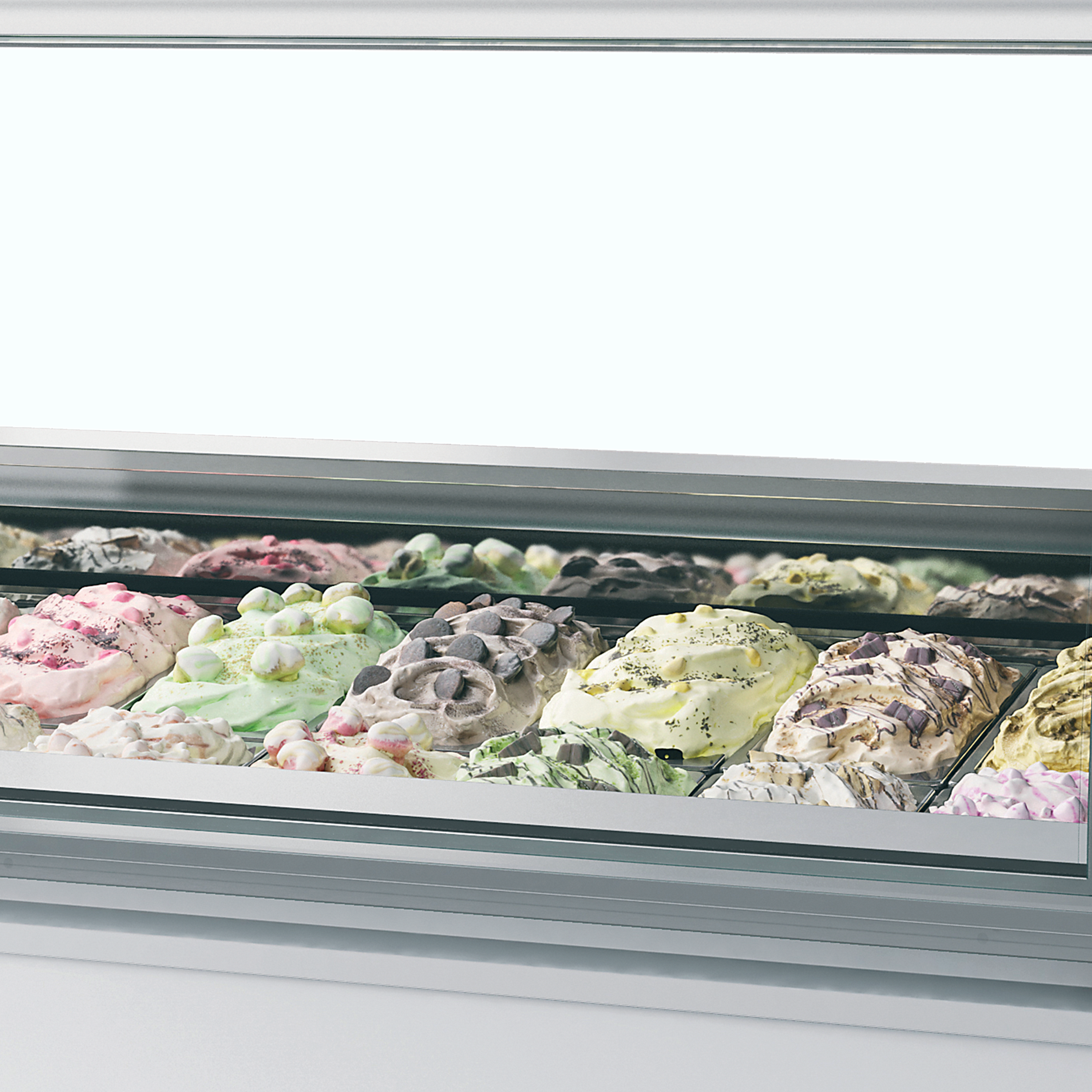 Vitrine ventilée pour glace en bac TEFCOLD-MILLENNIUM LX20