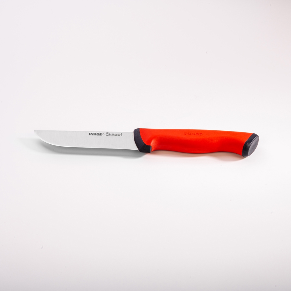 Couteau à dépecer 12,5 cm rouge PIRGE