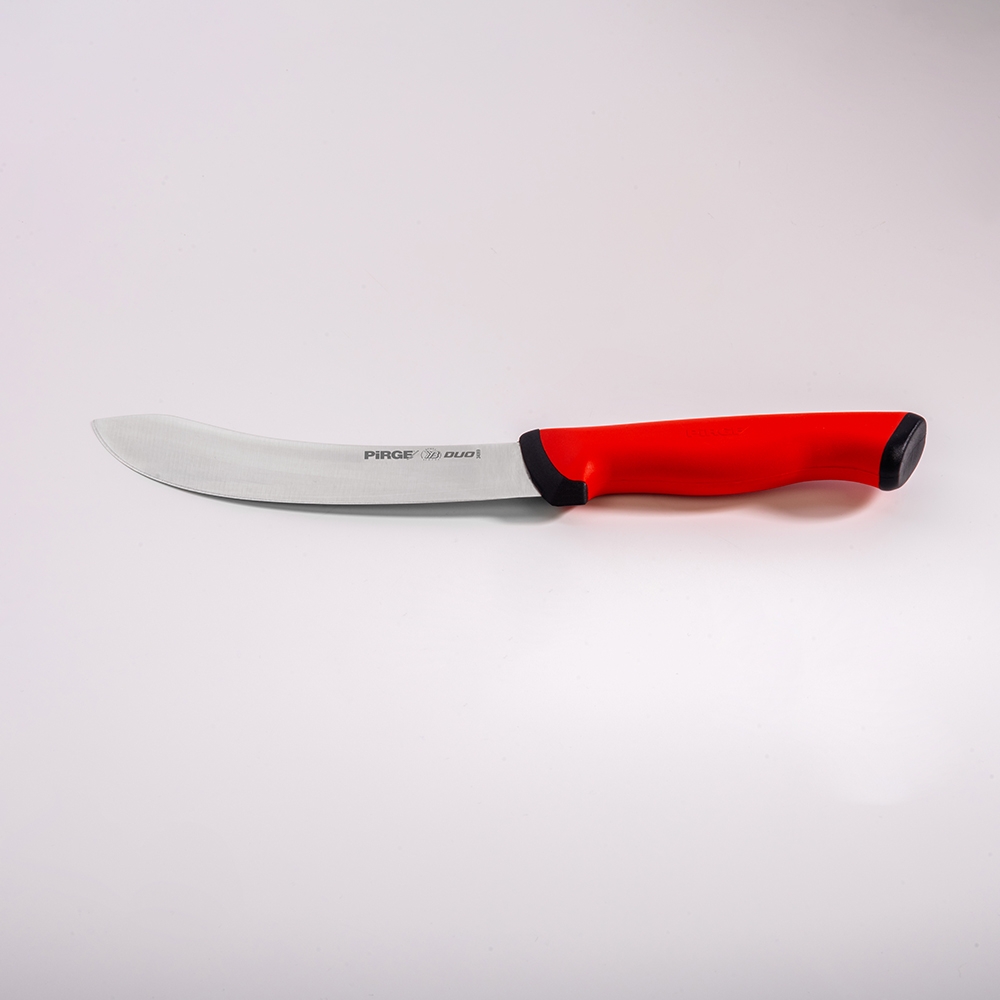 Couteau à dépecer 15 cm rouge PIRGE