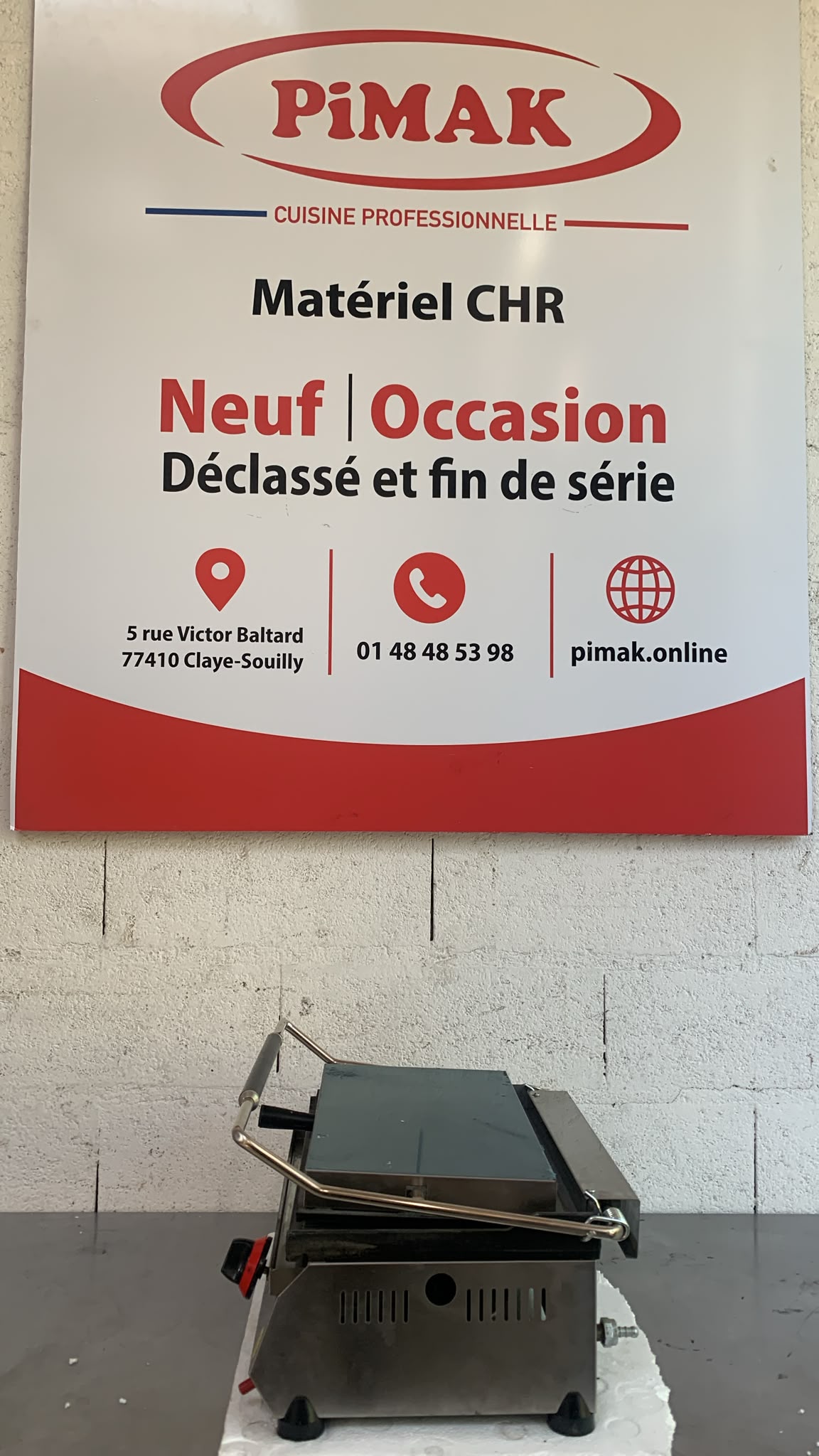 Grill Panini à gaz REMTA, certifié CE R121 A