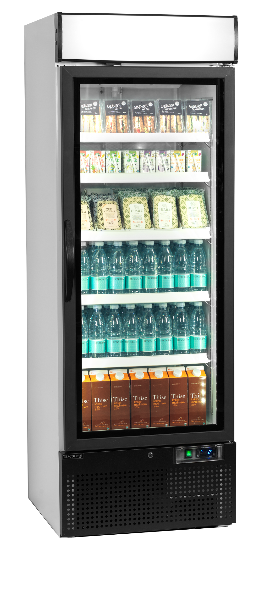 Réfrigérateur vitré TEFCOLD-NC2500G