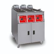 Friteuse triple cuve FRIFRI PRECISION avec filtration - 3 x 9 litres largeur 600mm FRIFRI PL-633-M33-G0