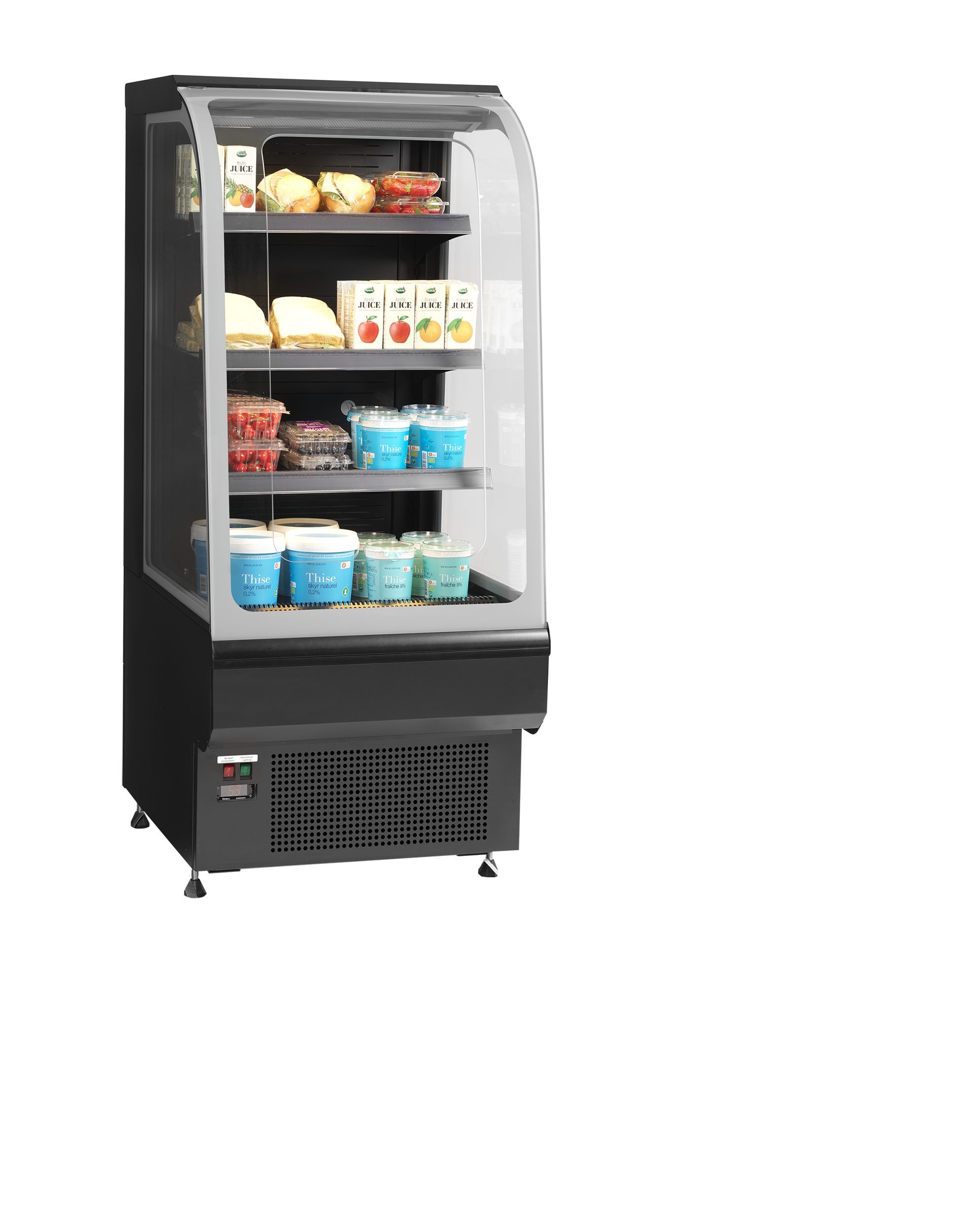 Vitrine réfrigérée libre service basse TEFCOLD-NOC60CC