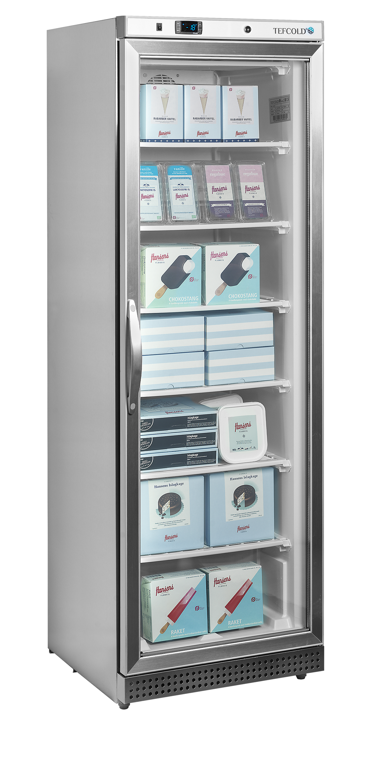 Armoire refrigérée porte vitrée negative TEFCOLD-UF400SG