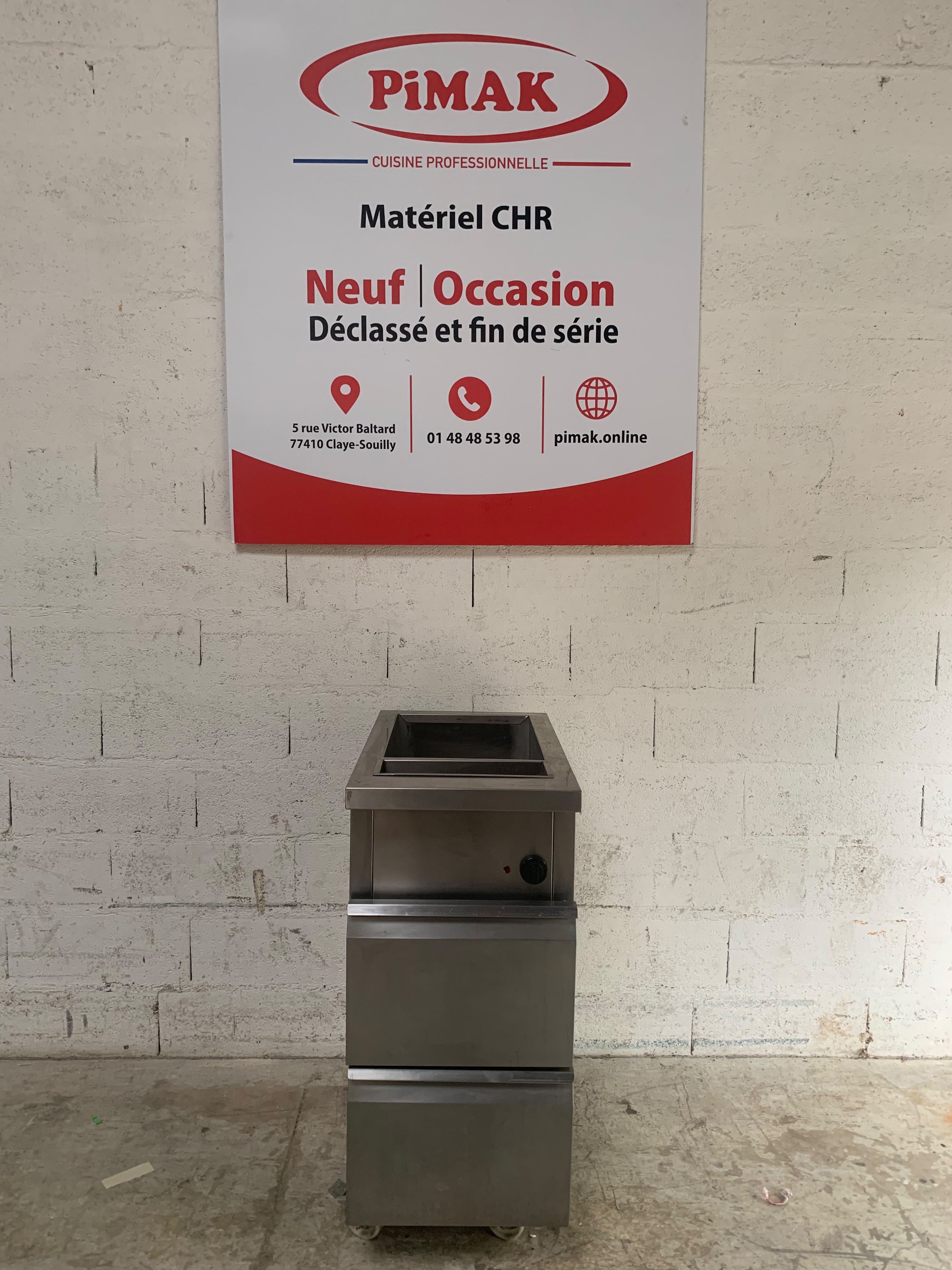 Bain marie sur coffre  3xGN 1/3 ELECTRIQUE - PIMAK - 70SD-M180-1
