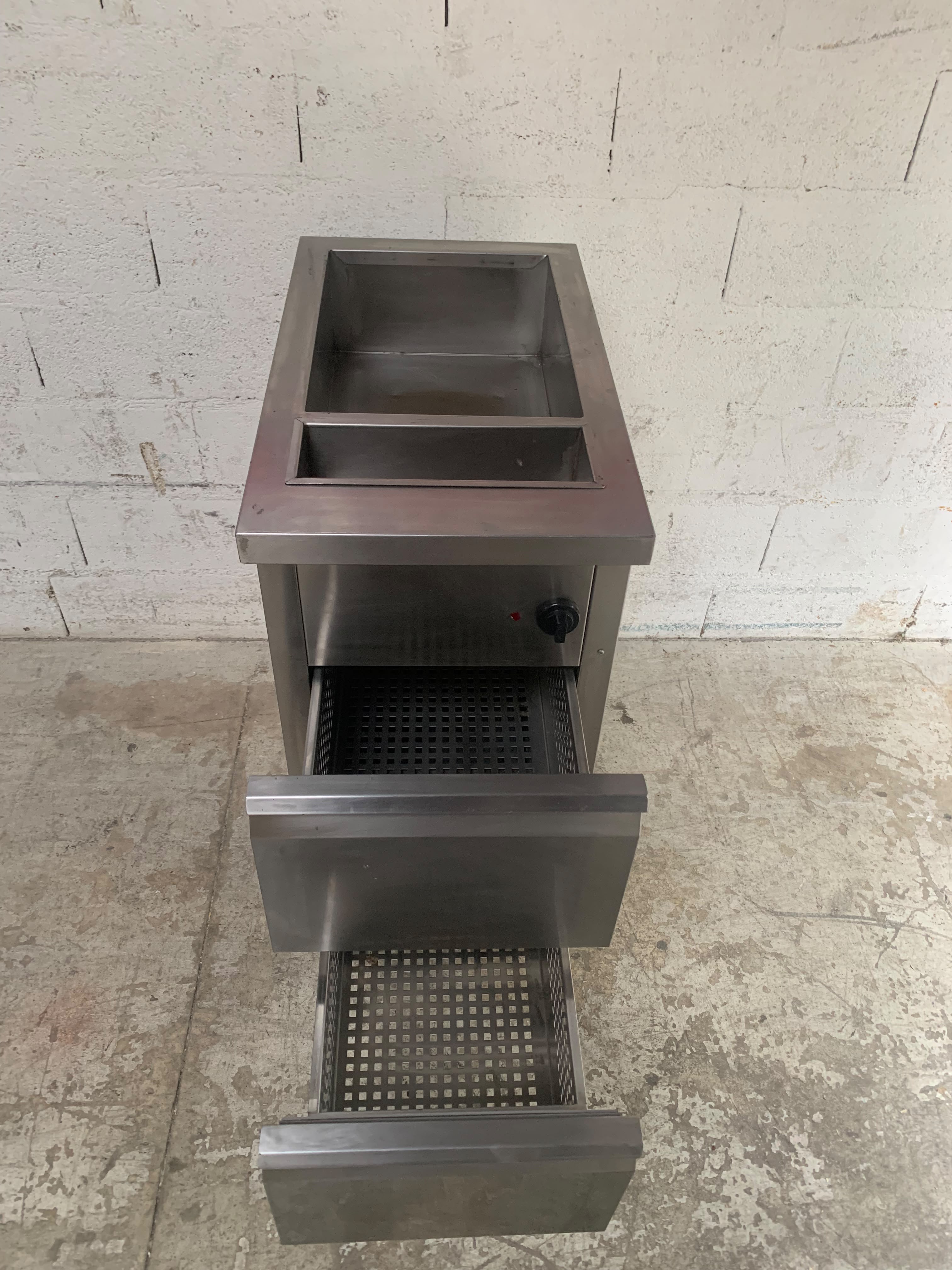 Bain marie sur coffre  3xGN 1/3 ELECTRIQUE - PIMAK - 70SD-M180-1