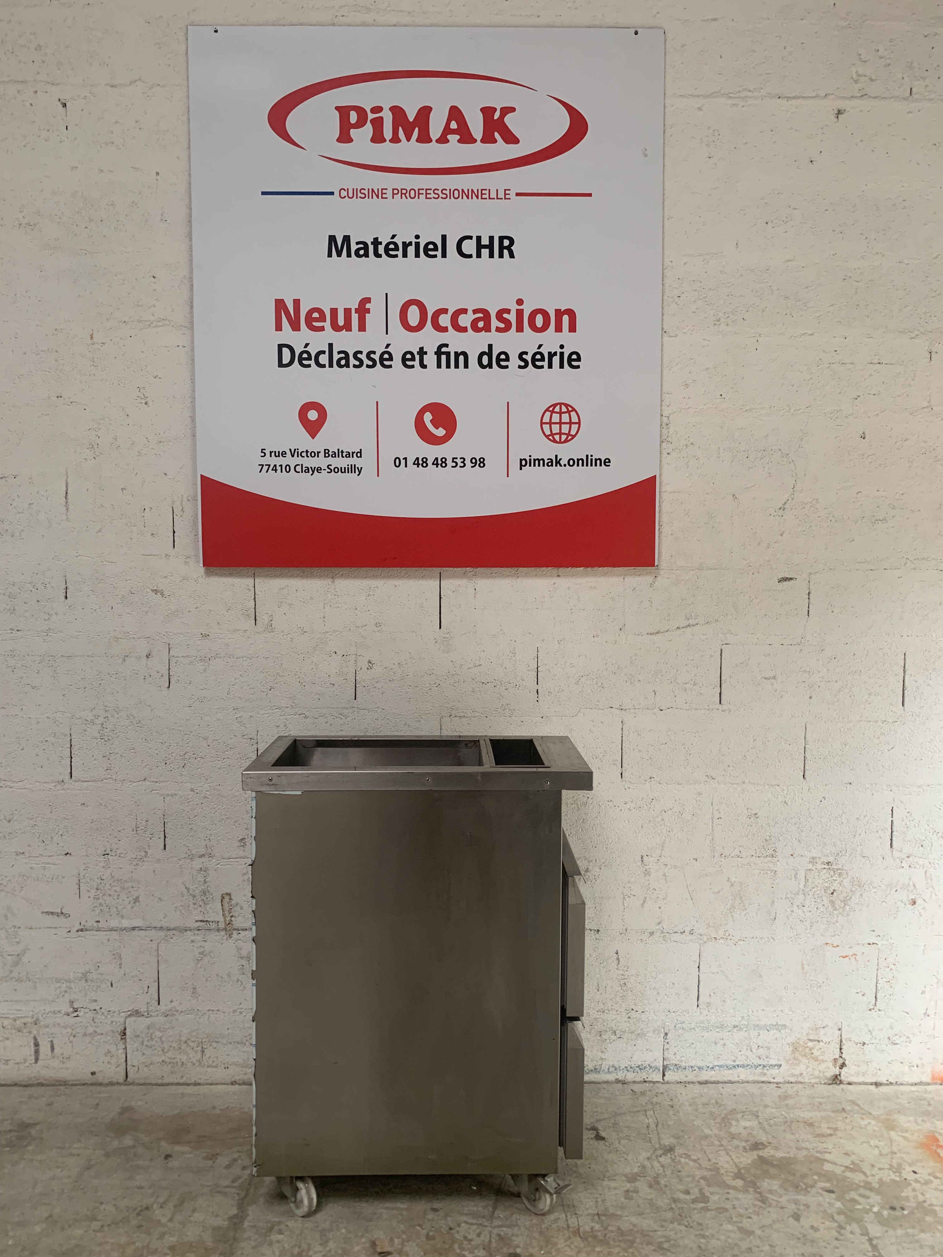 Bain marie sur coffre  3xGN 1/3 ELECTRIQUE - PIMAK - 70SD-M180-1